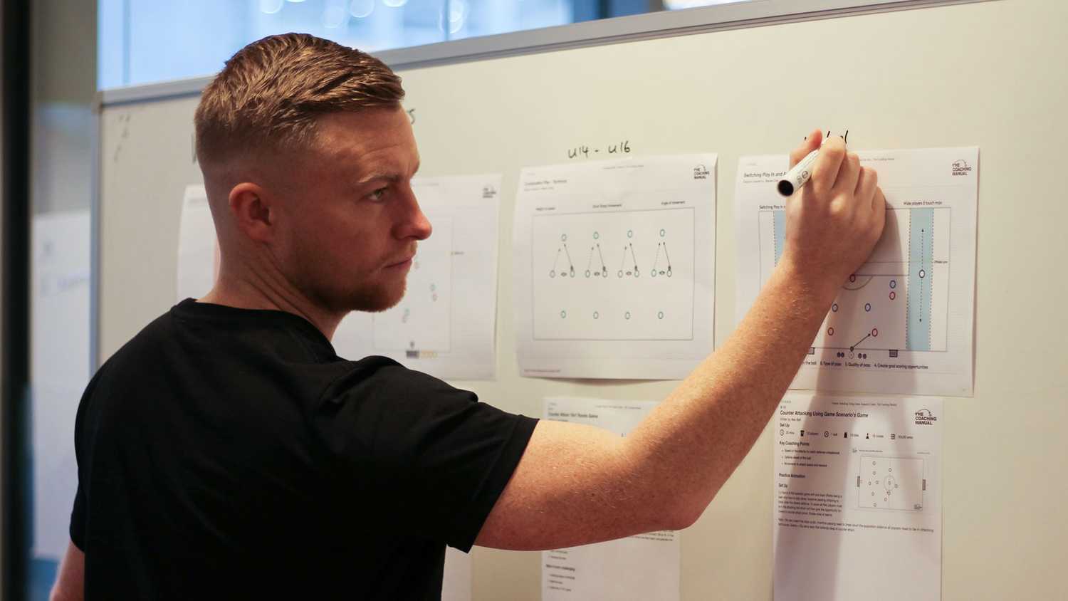 A director of coaching using The Coaching Manual