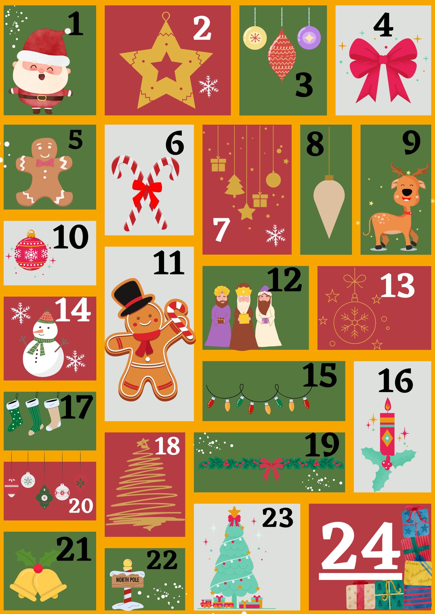Skills Advent Calendar: 24 doors, each hiding a football skill video